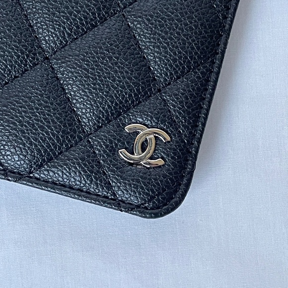 NewChanel VIP Passport Holder Black and Silver - Picture 7 of 9
